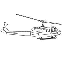 Malvorlage: Hubschrauber (Transport) #136064 - Kostenlose Malvorlagen zum Ausdrucken