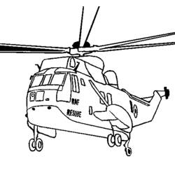 Malvorlage: Hubschrauber (Transport) #136078 - Kostenlose Malvorlagen zum Ausdrucken