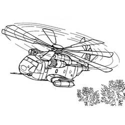Malvorlage: Hubschrauber (Transport) #136085 - Kostenlose Malvorlagen zum Ausdrucken