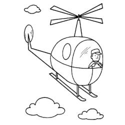 Malvorlage: Hubschrauber (Transport) #136095 - Kostenlose Malvorlagen zum Ausdrucken