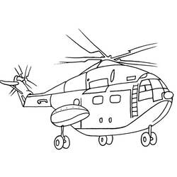 Malvorlage: Hubschrauber (Transport) #136101 - Kostenlose Malvorlagen zum Ausdrucken