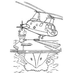 Malvorlage: Hubschrauber (Transport) #136105 - Kostenlose Malvorlagen zum Ausdrucken