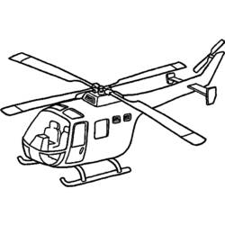 Zeichnungen zum Ausmalen: Hubschrauber - Kostenlose Malvorlagen zum Ausdrucken