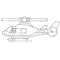 Malvorlage: Hubschrauber (Transport) #136142 - Kostenlose Malvorlagen zum Ausdrucken