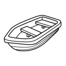 Malvorlage: Kanu / Ruderboot (Transport) #142316 - Kostenlose Malvorlagen zum Ausdrucken