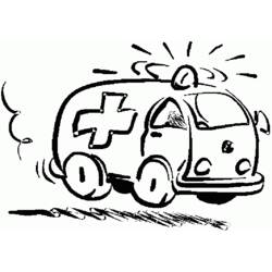 Malvorlage: Krankenwagen (Transport) #136749 - Kostenlose Malvorlagen zum Ausdrucken