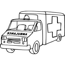 Malvorlage: Krankenwagen (Transport) #136753 - Kostenlose Malvorlagen zum Ausdrucken