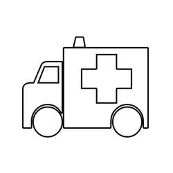 Malvorlage: Krankenwagen (Transport) #136756 - Kostenlose Malvorlagen zum Ausdrucken