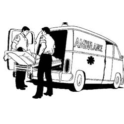 Malvorlage: Krankenwagen (Transport) #136766 - Kostenlose Malvorlagen zum Ausdrucken