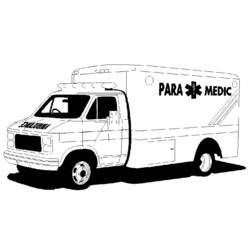 Malvorlage: Krankenwagen (Transport) #136781 - Kostenlose Malvorlagen zum Ausdrucken