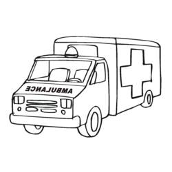 Malvorlage: Krankenwagen (Transport) #136783 - Kostenlose Malvorlagen zum Ausdrucken