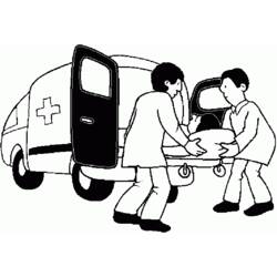 Malvorlage: Krankenwagen (Transport) #136787 - Kostenlose Malvorlagen zum Ausdrucken