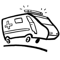 Malvorlage: Krankenwagen (Transport) #136788 - Kostenlose Malvorlagen zum Ausdrucken