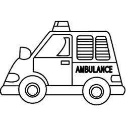 Malvorlage: Krankenwagen (Transport) #136809 - Kostenlose Malvorlagen zum Ausdrucken