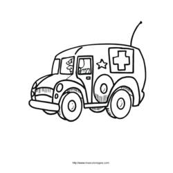 Malvorlage: Krankenwagen (Transport) #136829 - Kostenlose Malvorlagen zum Ausdrucken