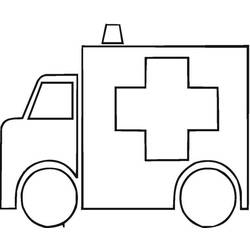 Malvorlage: Krankenwagen (Transport) #136843 - Kostenlose Malvorlagen zum Ausdrucken