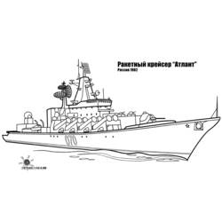 Malvorlage: Kriegsschiff (Transport) #138488 - Kostenlose Malvorlagen zum Ausdrucken