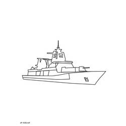 Malvorlage: Kriegsschiff (Transport) #138643 - Kostenlose Malvorlagen zum Ausdrucken