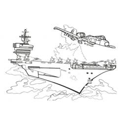 Malvorlage: Kriegsschiff (Transport) #138668 - Kostenlose Malvorlagen zum Ausdrucken