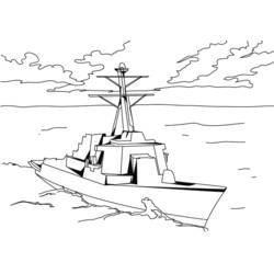 Malvorlage: Kriegsschiff (Transport) #138741 - Kostenlose Malvorlagen zum Ausdrucken
