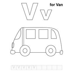 Malvorlage: Lieferwagen (Transport) #145094 - Kostenlose Malvorlagen zum Ausdrucken