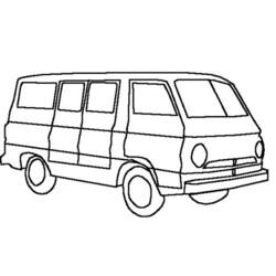 Malvorlage: Lieferwagen (Transport) #145096 - Kostenlose Malvorlagen zum Ausdrucken