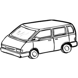 Malvorlage: Lieferwagen (Transport) #145099 - Kostenlose Malvorlagen zum Ausdrucken