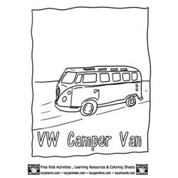 Malvorlage: Lieferwagen (Transport) #145136 - Kostenlose Malvorlagen zum Ausdrucken