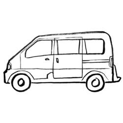 Malvorlage: Lieferwagen (Transport) #145248 - Kostenlose Malvorlagen zum Ausdrucken