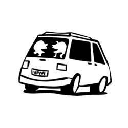 Malvorlage: Lieferwagen (Transport) #145267 - Kostenlose Malvorlagen zum Ausdrucken