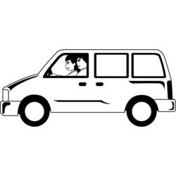 Malvorlage: Lieferwagen (Transport) #145295 - Kostenlose Malvorlagen zum Ausdrucken