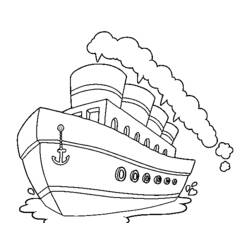 Malvorlage: Liner / Kreuzfahrtschiff (Transport) #140699 - Kostenlose Malvorlagen zum Ausdrucken