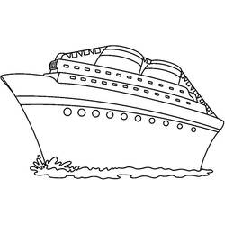 Malvorlage: Liner / Kreuzfahrtschiff (Transport) #140785 - Kostenlose Malvorlagen zum Ausdrucken