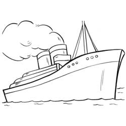 Malvorlage: Liner / Kreuzfahrtschiff (Transport) #140794 - Kostenlose Malvorlagen zum Ausdrucken