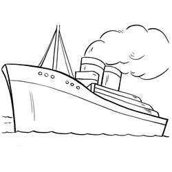 Malvorlage: Liner / Kreuzfahrtschiff (Transport) #140810 - Kostenlose Malvorlagen zum Ausdrucken