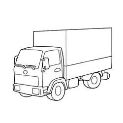 Malvorlage: LKW (Transport) #135538 - Kostenlose Malvorlagen zum Ausdrucken