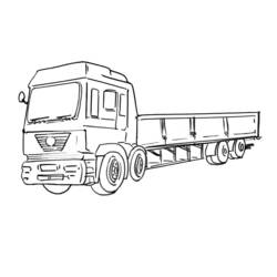 Malvorlage: LKW (Transport) #135539 - Kostenlose Malvorlagen zum Ausdrucken