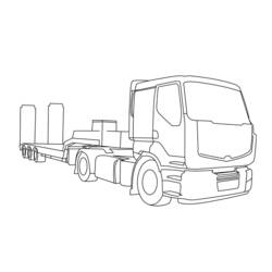 Malvorlage: LKW (Transport) #135542 - Kostenlose Malvorlagen zum Ausdrucken