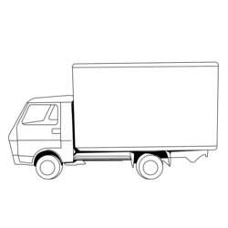 Malvorlage: LKW (Transport) #135593 - Kostenlose Malvorlagen zum Ausdrucken