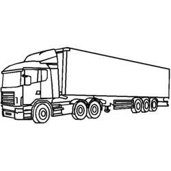 Malvorlage: LKW (Transport) #135652 - Kostenlose Malvorlagen zum Ausdrucken