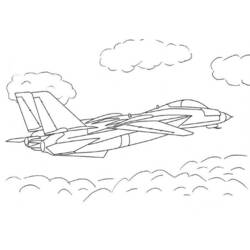 Malvorlage: Militärflugzeug (Transport) #141039 - Kostenlose Malvorlagen zum Ausdrucken