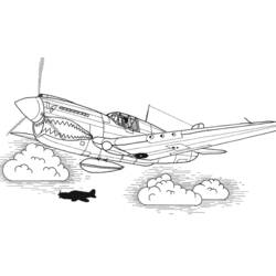 Malvorlage: Militärflugzeug (Transport) #141054 - Kostenlose Malvorlagen zum Ausdrucken