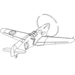 Malvorlage: Militärflugzeug (Transport) #141108 - Kostenlose Malvorlagen zum Ausdrucken
