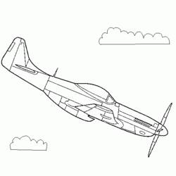 Malvorlage: Militärflugzeug (Transport) #141127 - Kostenlose Malvorlagen zum Ausdrucken