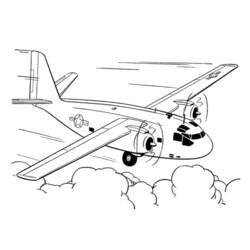 Malvorlage: Militärflugzeug (Transport) #141171 - Kostenlose Malvorlagen zum Ausdrucken