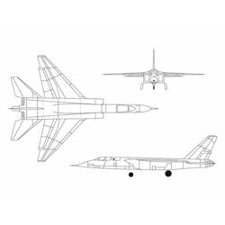 Malvorlage: Militärflugzeug (Transport) #141240 - Kostenlose Malvorlagen zum Ausdrucken