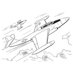 Malvorlage: Militärflugzeug (Transport) #141278 - Kostenlose Malvorlagen zum Ausdrucken