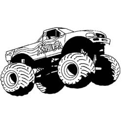 Malvorlage: Monster Truck (Transport) #141339 - Kostenlose Malvorlagen zum Ausdrucken