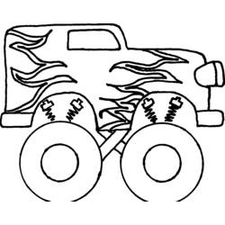 Malvorlage: Monster Truck (Transport) #141363 - Kostenlose Malvorlagen zum Ausdrucken