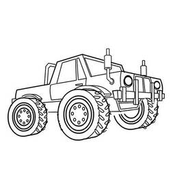 Malvorlage: Monster Truck (Transport) #141387 - Kostenlose Malvorlagen zum Ausdrucken